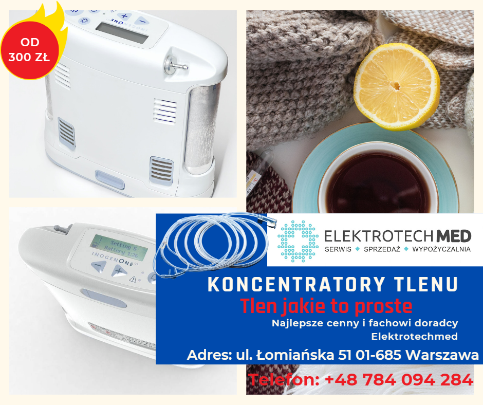 Elektro Koncentratory tlenu, domowe właściwości tlenoterapii, wypożyczalnia aparatu tlen